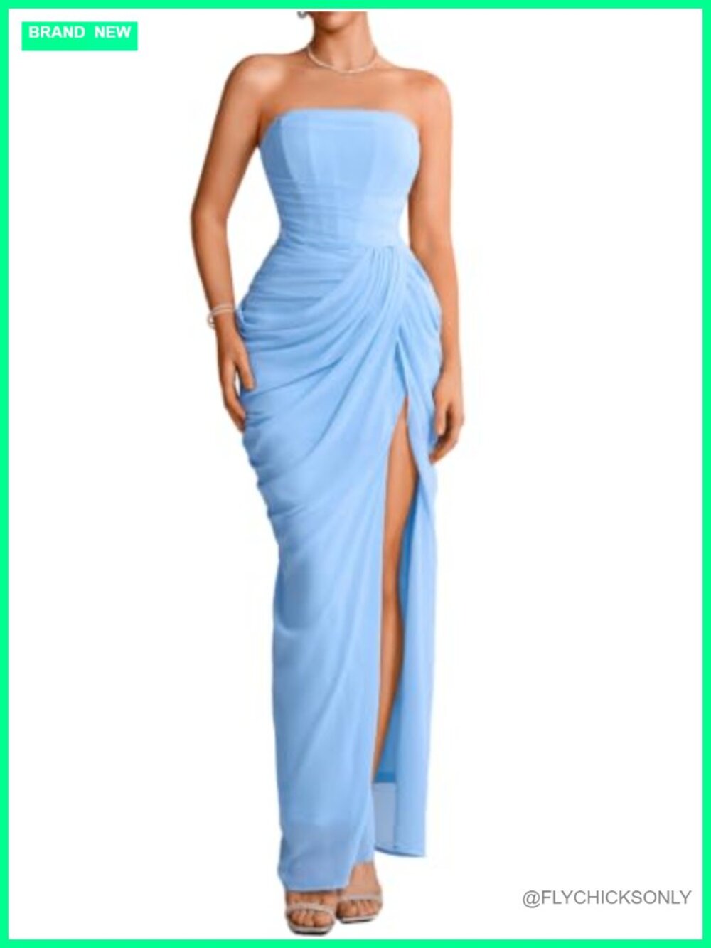 Strapless Corset Mermaid Maxi Dress Formal Evening Gown Prom